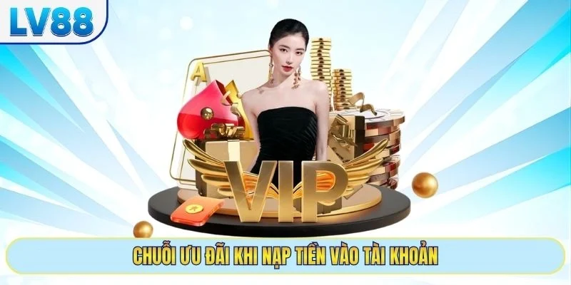 Chuỗi ưu đãi khi nạp tiền vào tài khoản